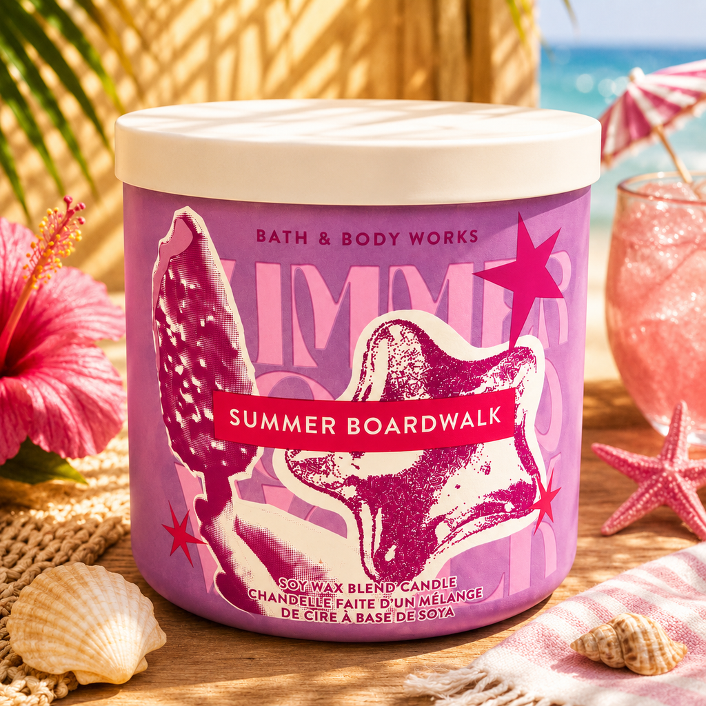 Bougie 3 mèches – Summer Boardwalk