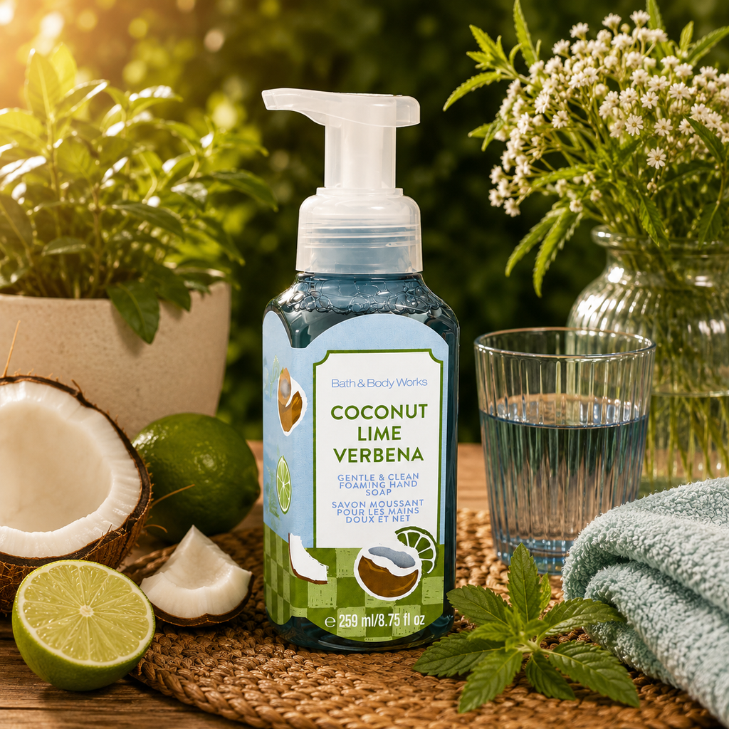 Savon moussant – Coconut Lime Verbena