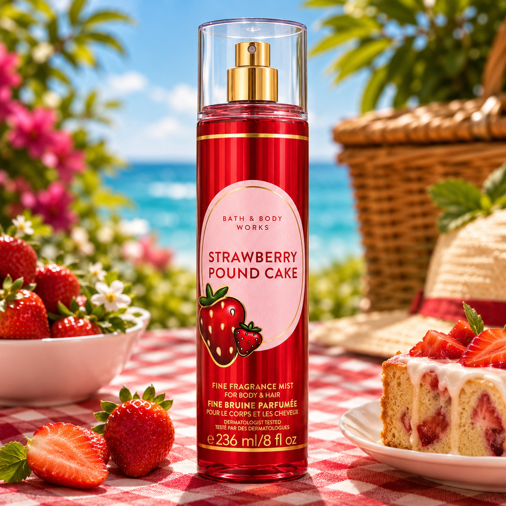 Fine bruine parfumée - Strawberry Pound Cake