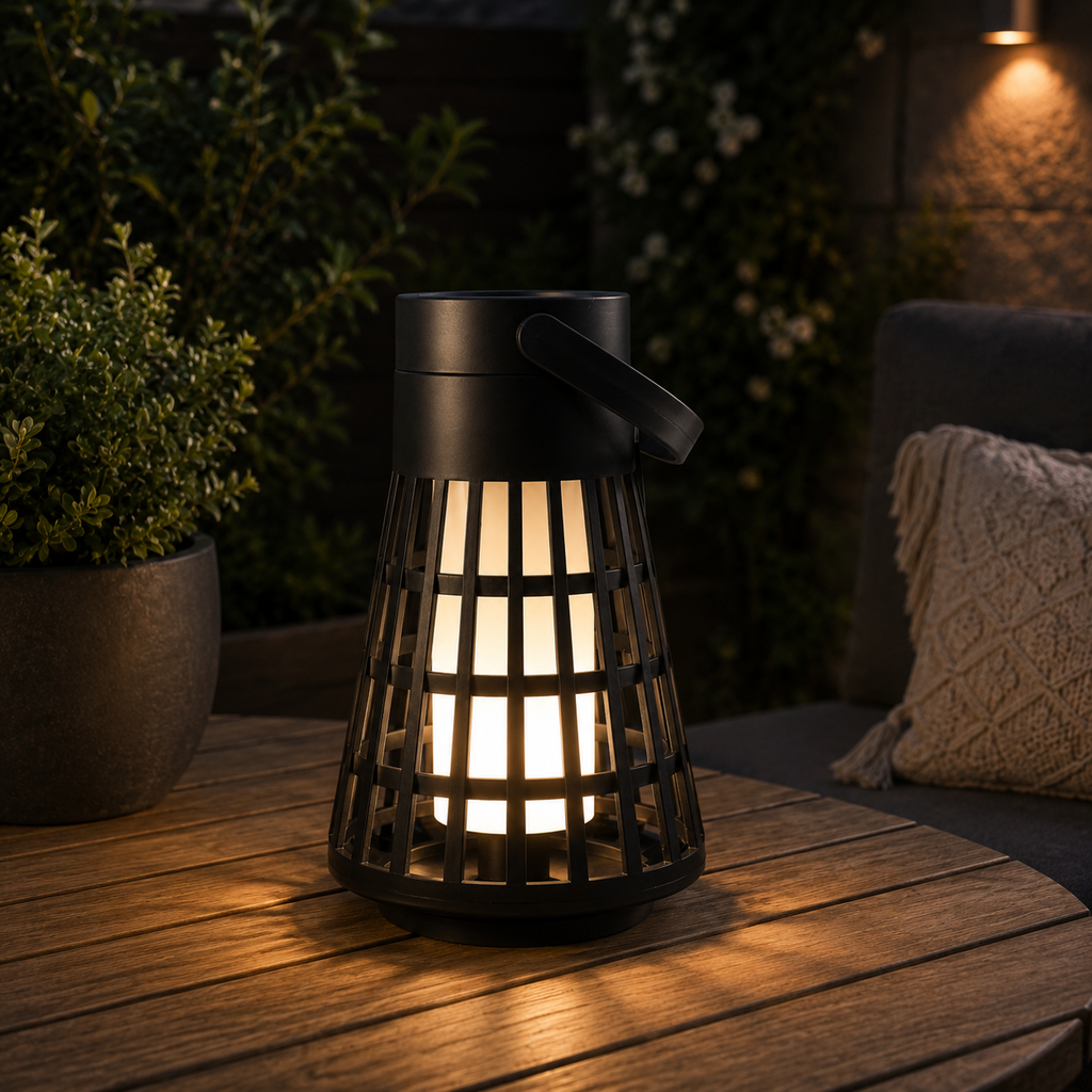 Lanterne solaire LED - Noir