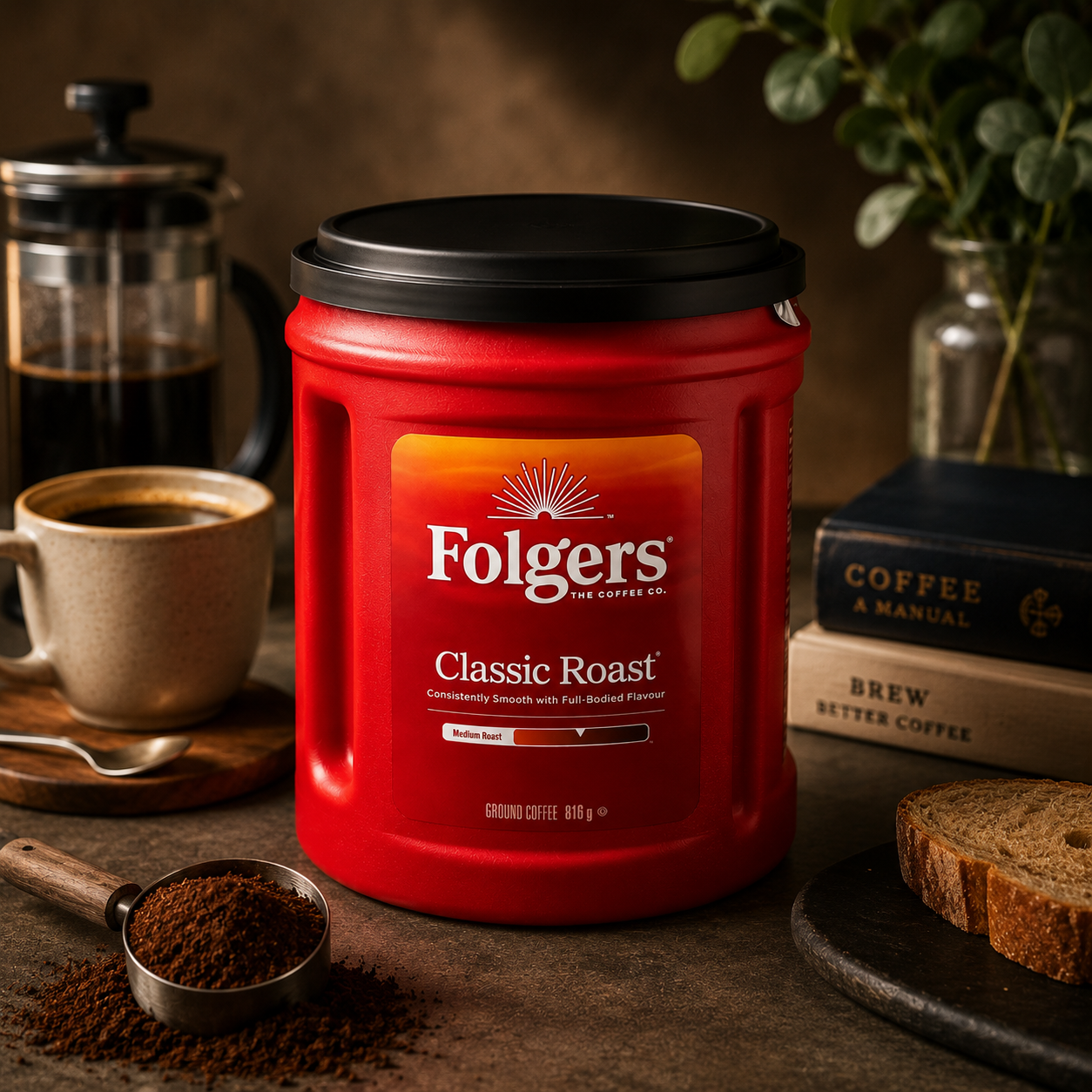 Café moulu Folgers - Classic Roast 816 g