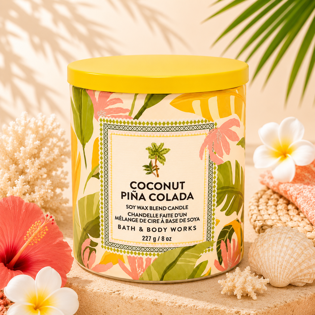 Bougie 1 mèche – Coconut Piña Colada