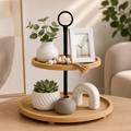 Plateau décoratif à 2 niveaux