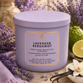 Bougie 3 mèches – Lavender Bergamot