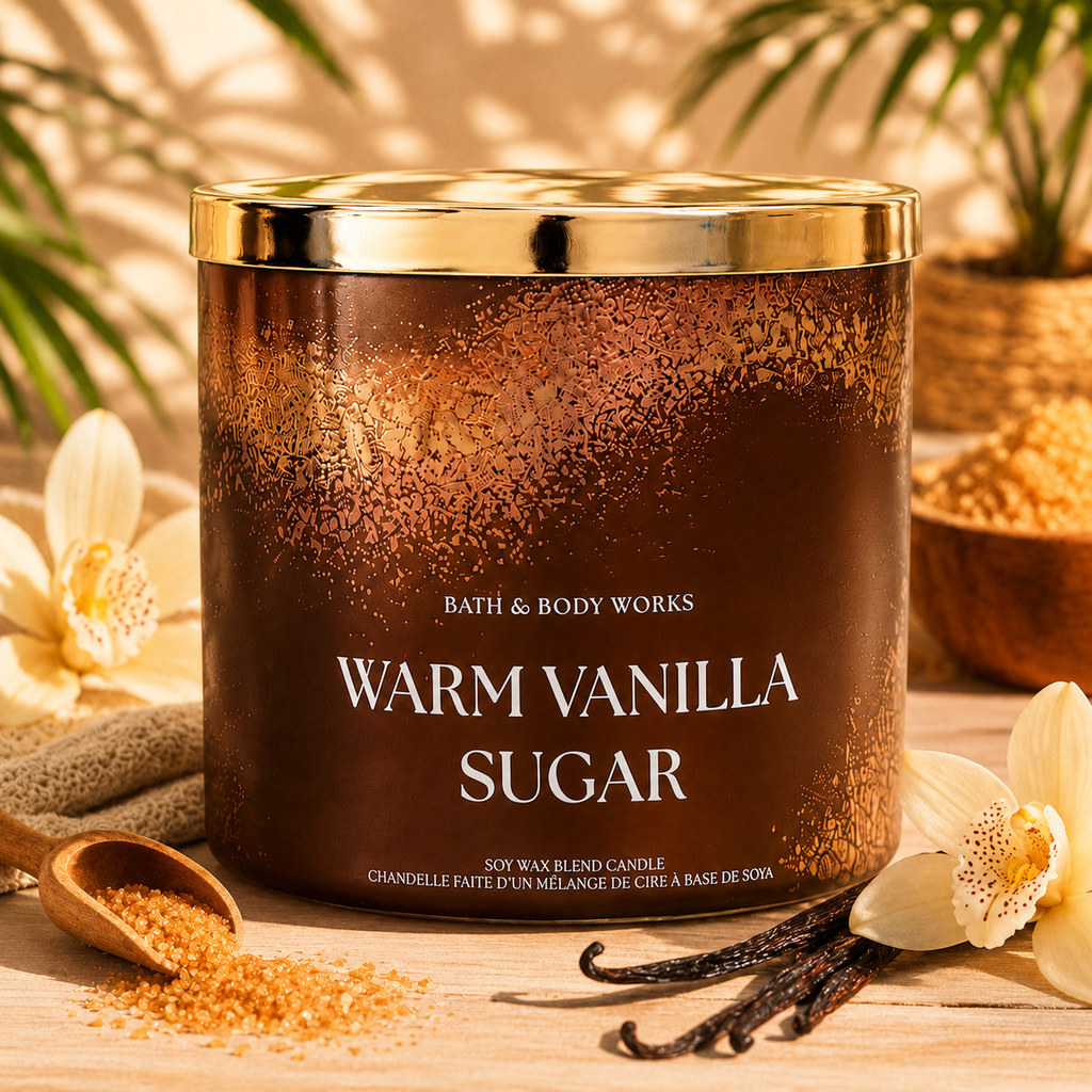 Bougie 3 mèches – Warm Vanilla Sugar