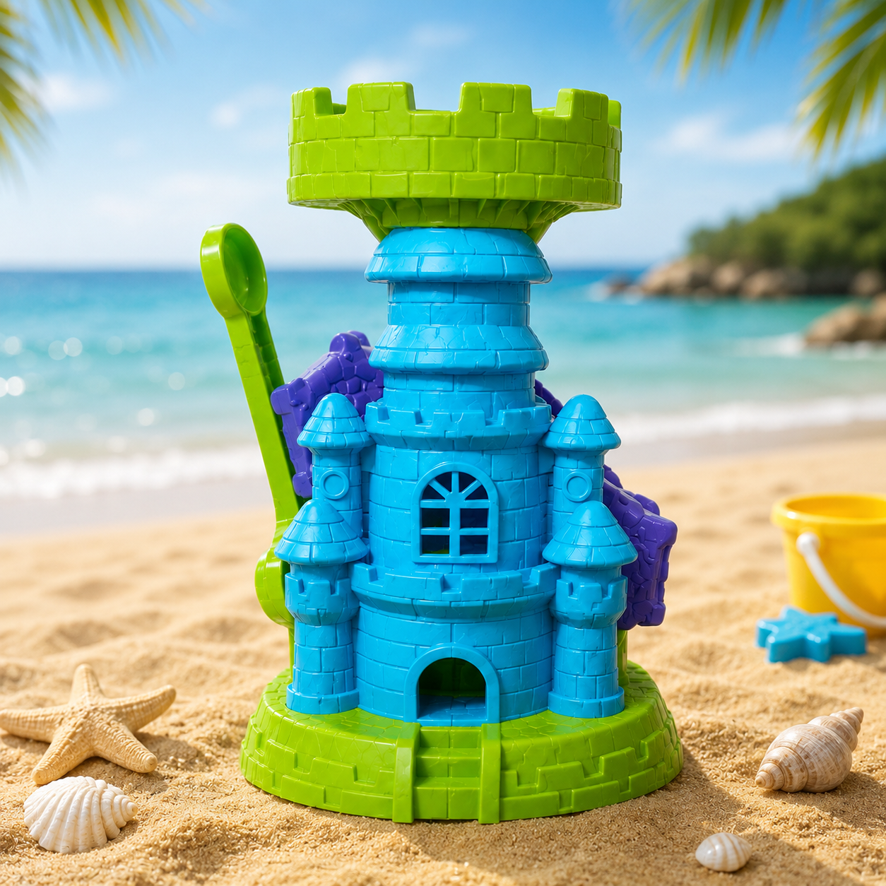 Jouet de sable moulin avec accessoires