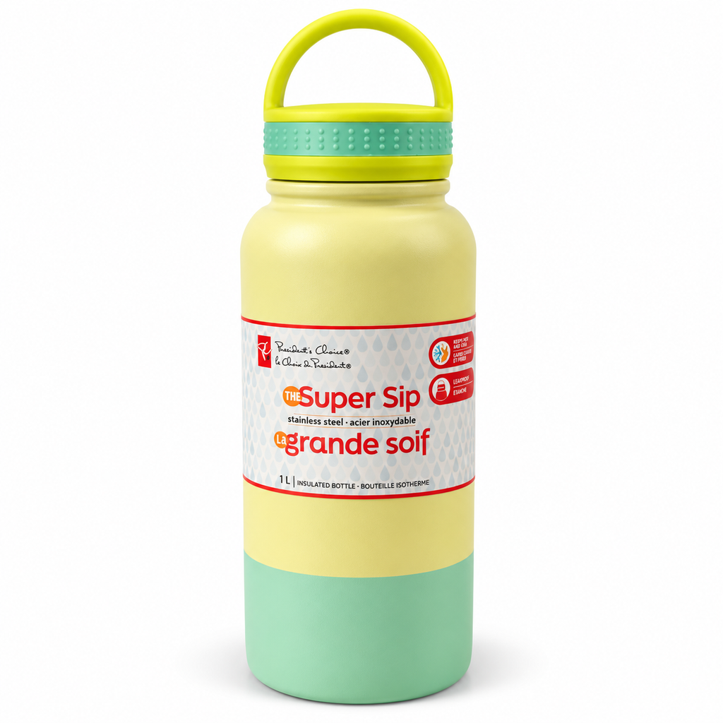 Gourde isotherme en acier inoxydable – 1 L