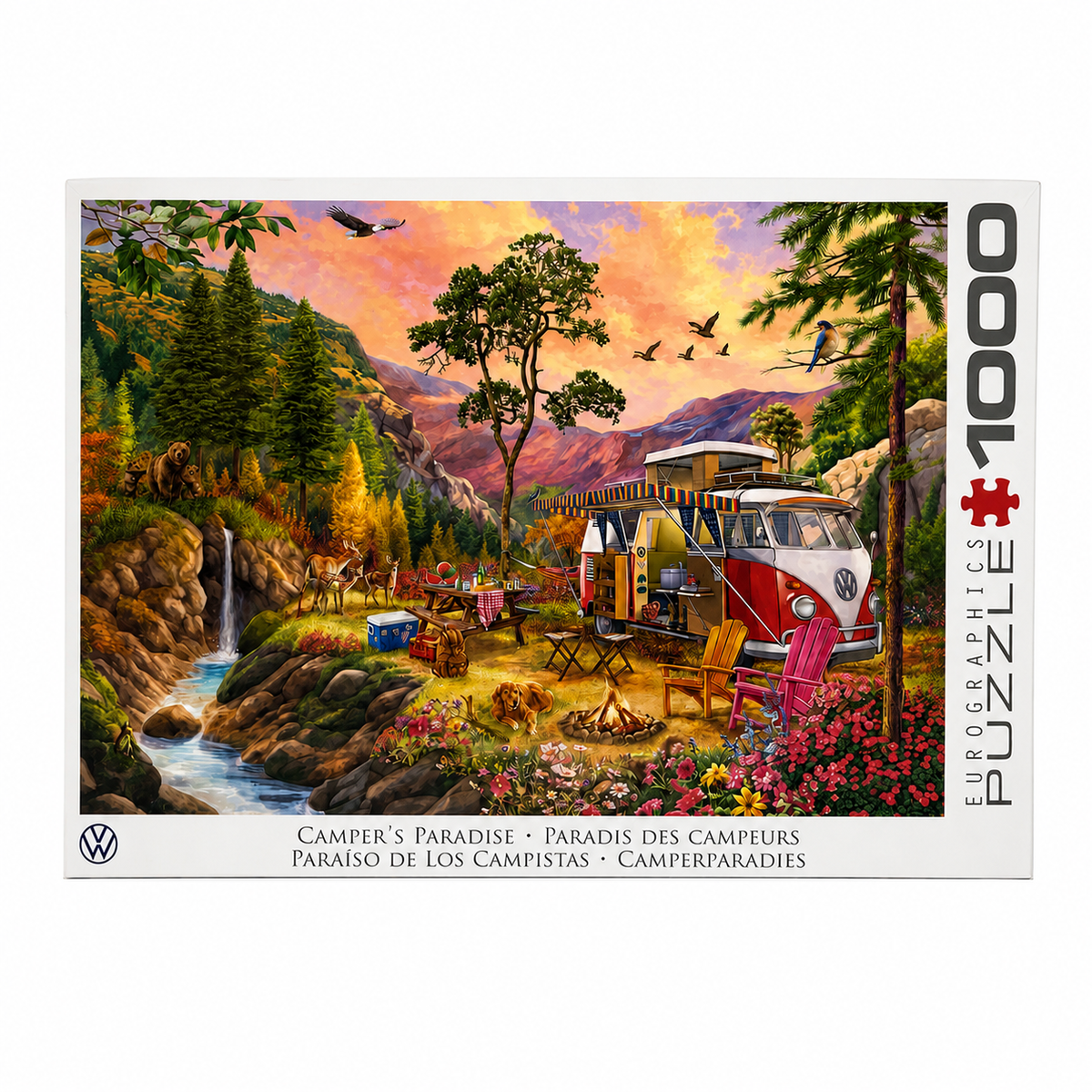 Puzzle 1000 pièces – Paradis des campeurs
