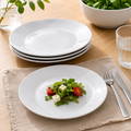 Assiettes plates en céramique - 4 pièces