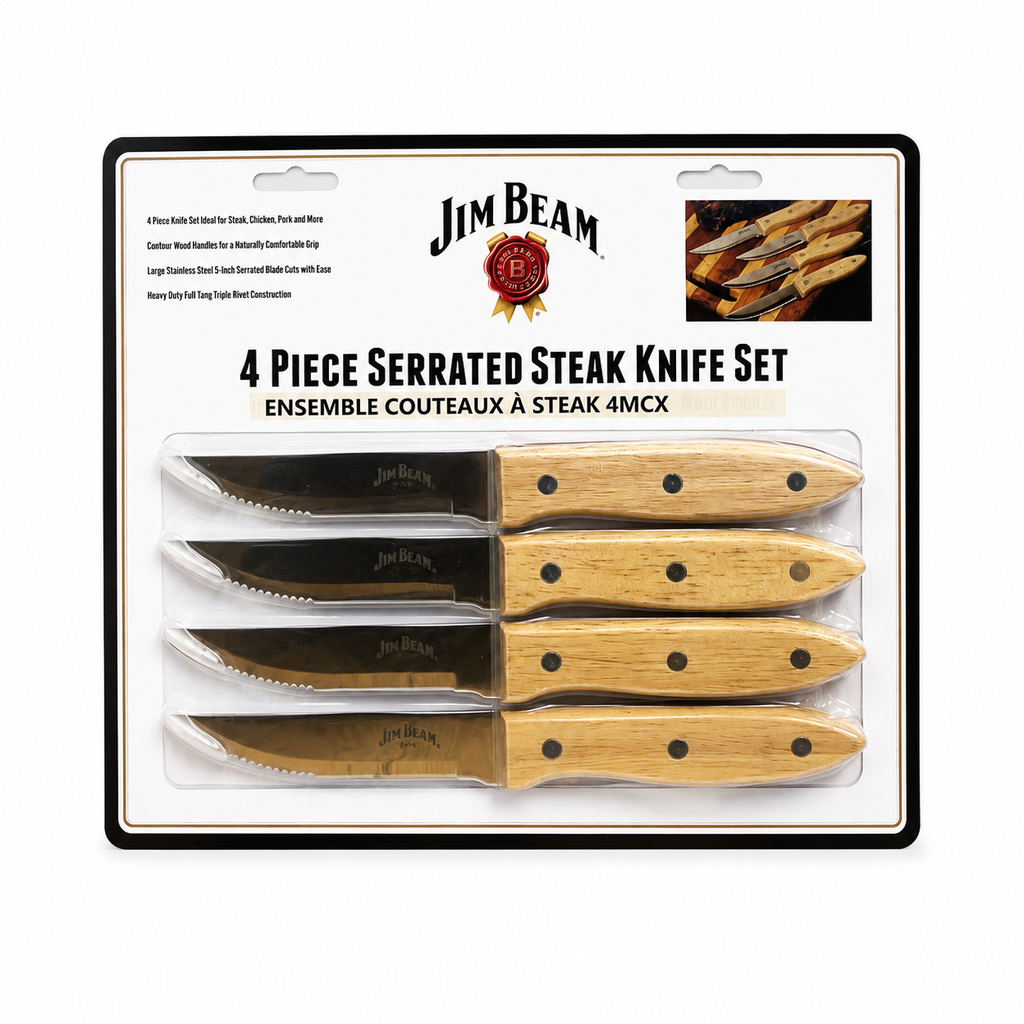Couteaux à steak Jim Beam - Lot de 4