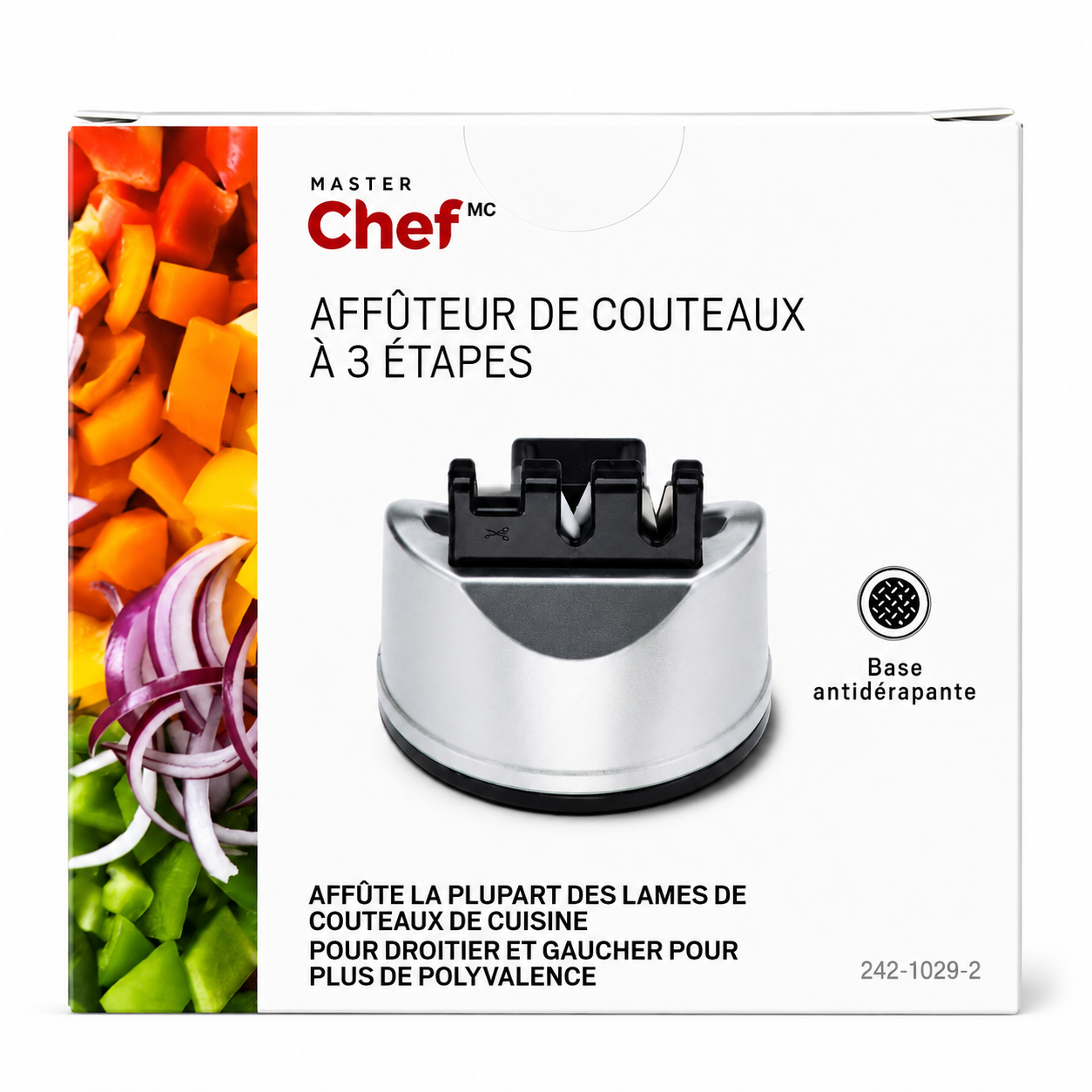 Aiguiseur de couteaux 3 étapes Master Chef