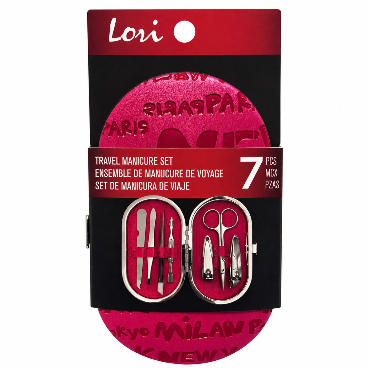 Ensemble de Manucure – 7 pièces Rose