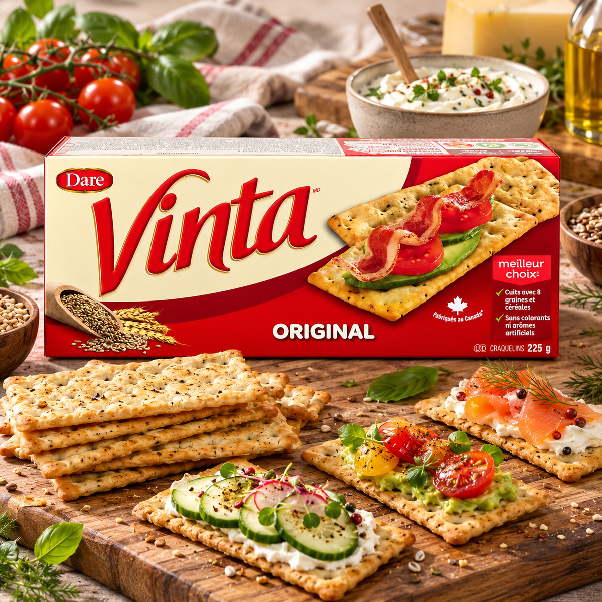 Dare Vinta Original – Craquelins nature 225 g
