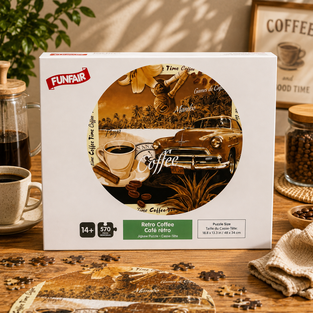 Puzzle 570 pièces – Rétro Coffee