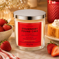 Bougie 1 mèche - Strawberry Pound Cake