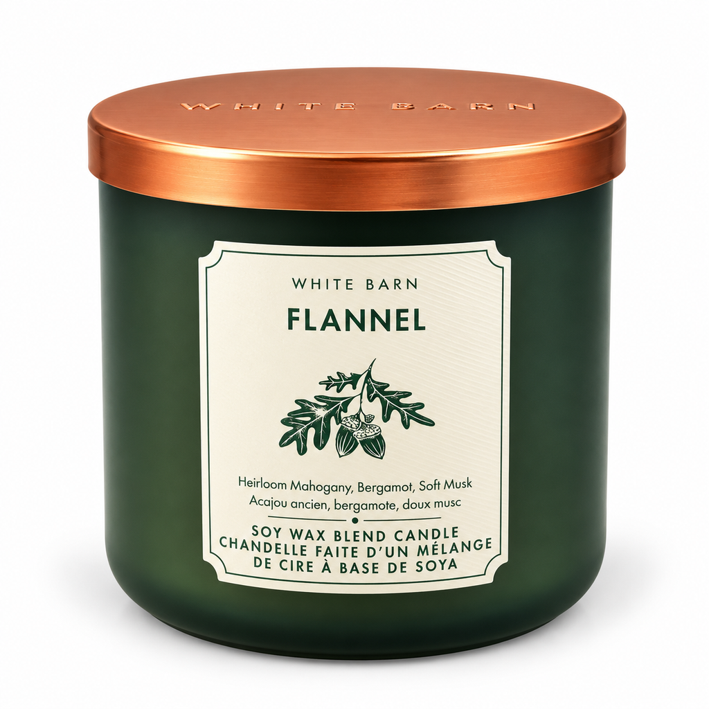Bougie 3 mèches - Flannel