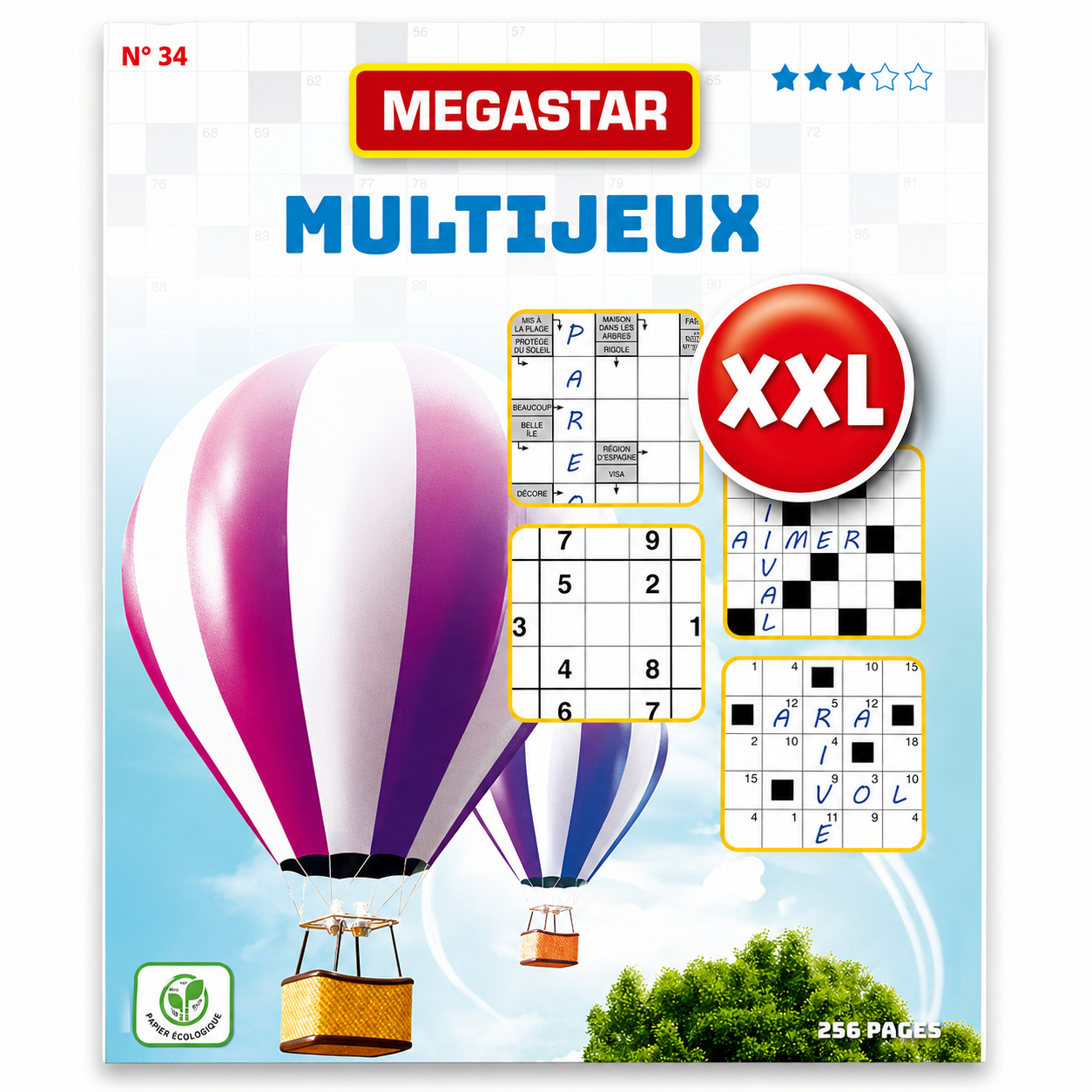 Livre de MultiJeux XXL – 256 pages