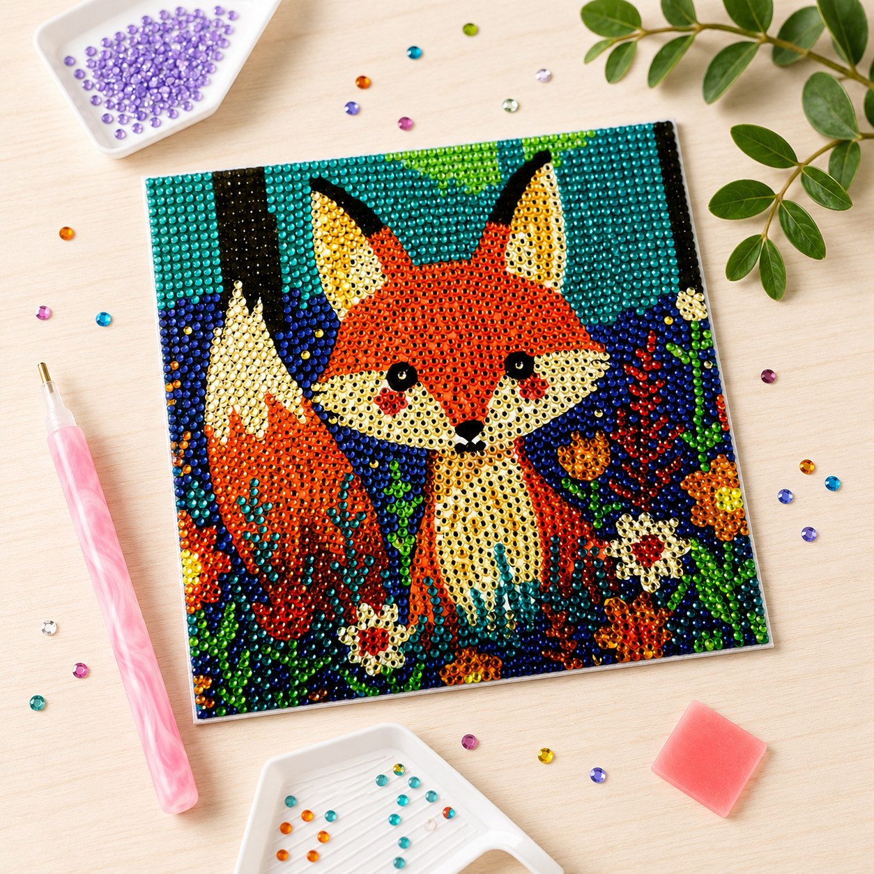 Diamond Painting Renard - 15,8 x 15,8 cm