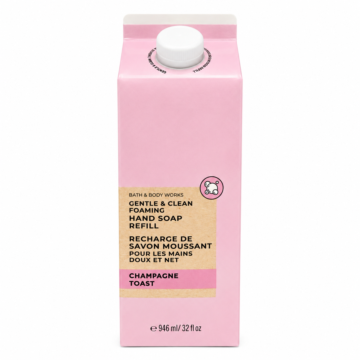 Recharge de savon moussant - Champagne Toast