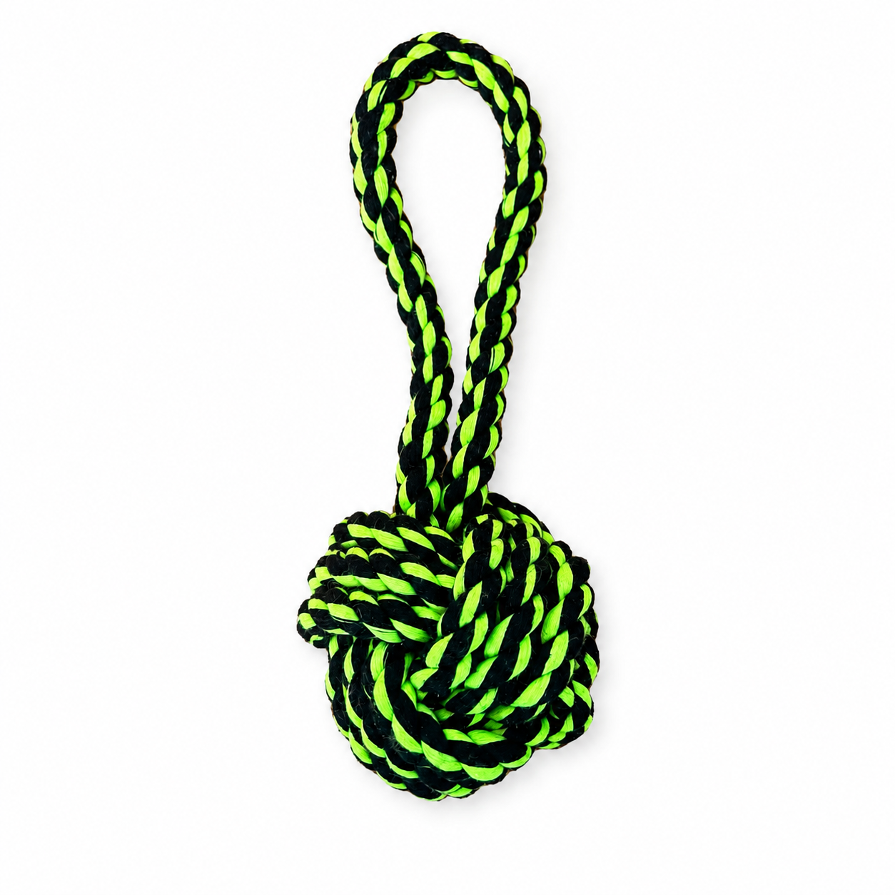 Jouet en corde avec balle pour chien
