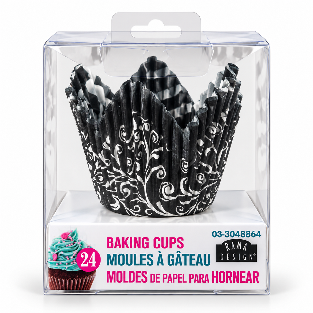 Moules à gâteau en papier –  lot de 24