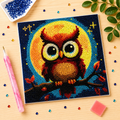 Diamond Painting Hibou - 15,8 x 15,8 cm