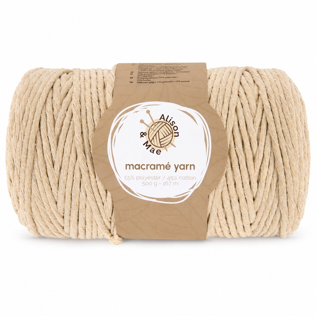 Fil macramé 167m - Beige