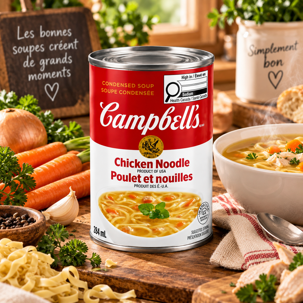 Campbell's - Soupe condensée Poulet et Nouilles 284 ml