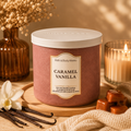 Bougie 3 mèches - Caramel Vanilla