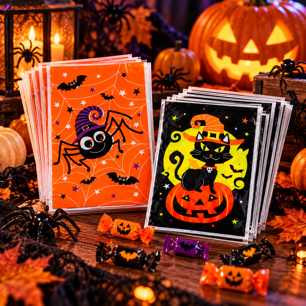 Sachets à friandises Halloween – Lot de 70
