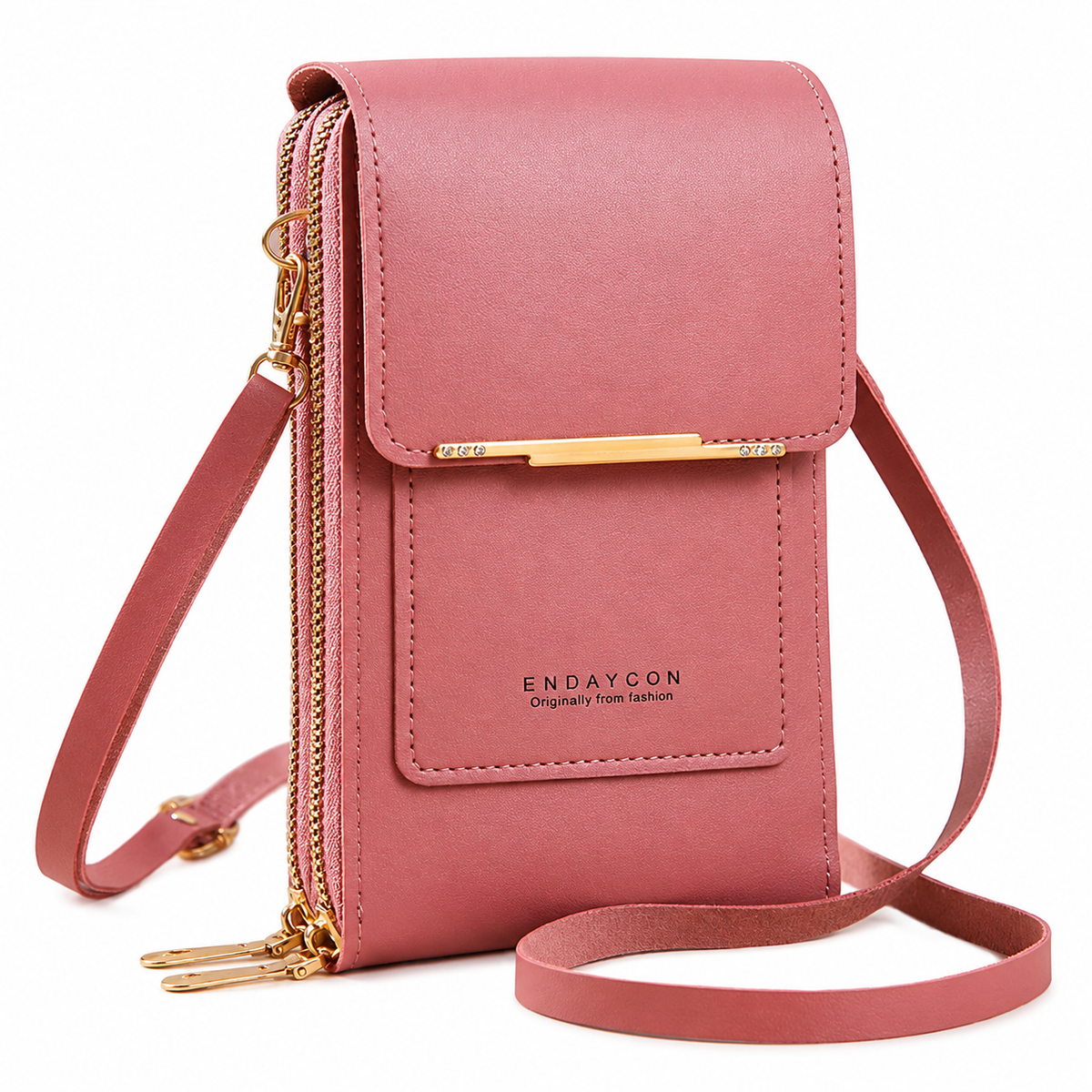 Sac à bandoulière multifonction rose