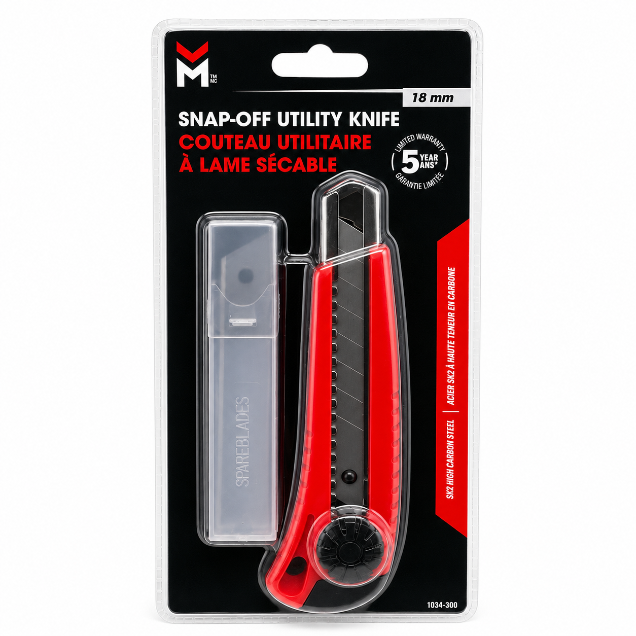 Couteau utilitaire à lame sécable 18 mm – Benchmark