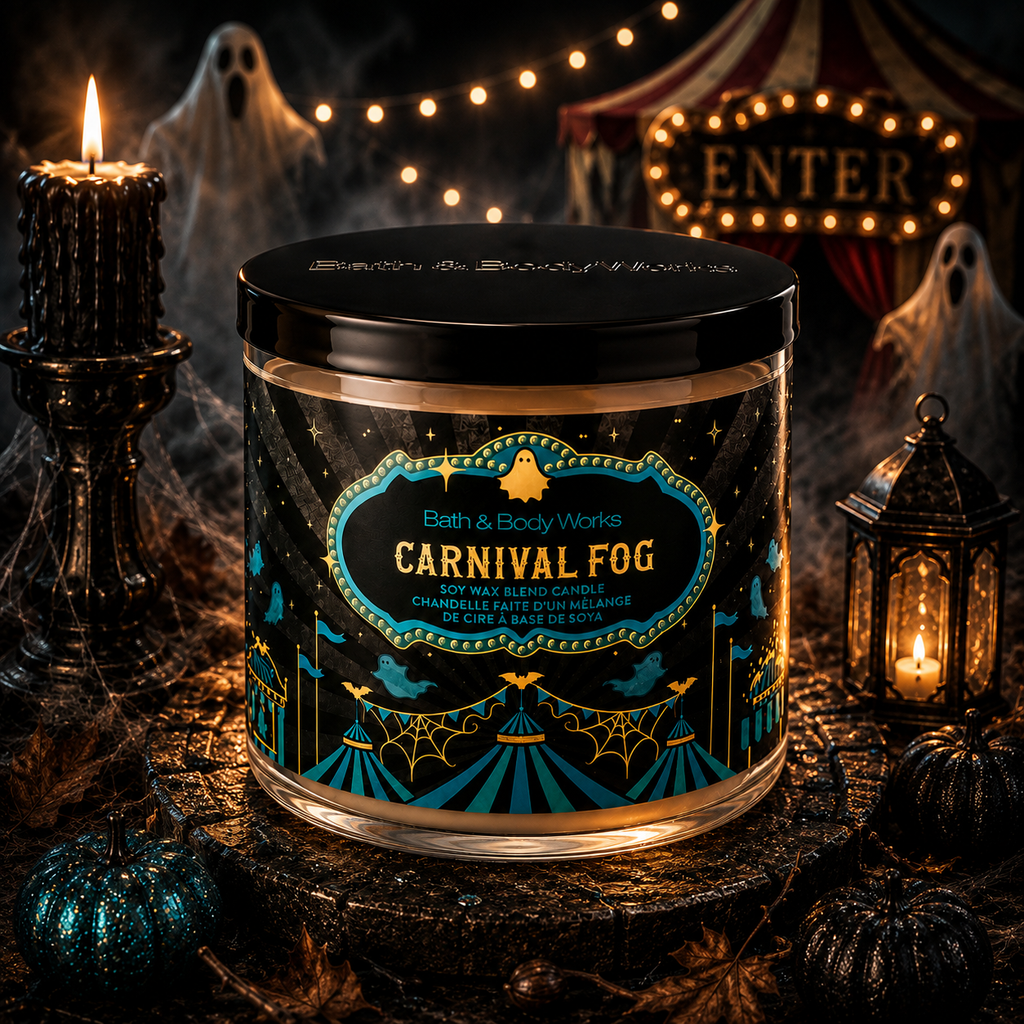 Bougie 3 mèches - Carnival Fog