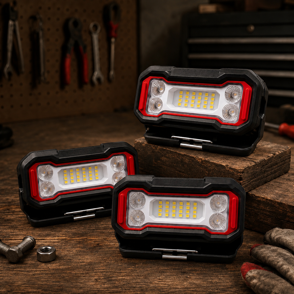 Lot de 3 lampes de travail rechargeables Infinity X1 – 2500 lumens lot de 3