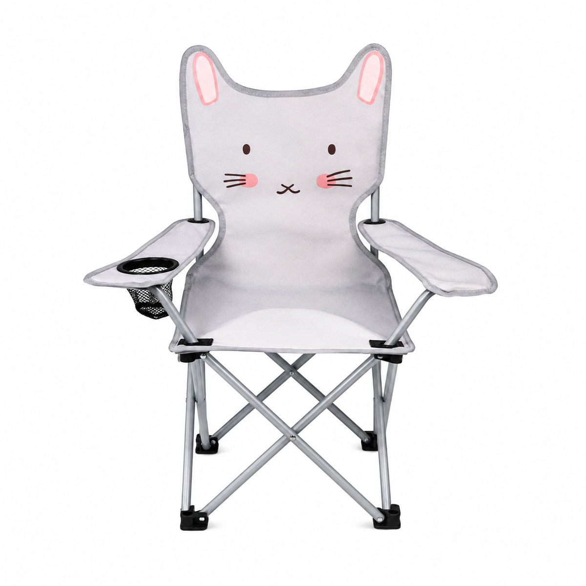 Chaise pliante enfant à motif chat