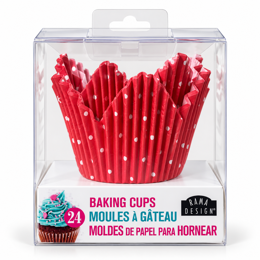 Moules à gâteau en papier –  lot de 24
