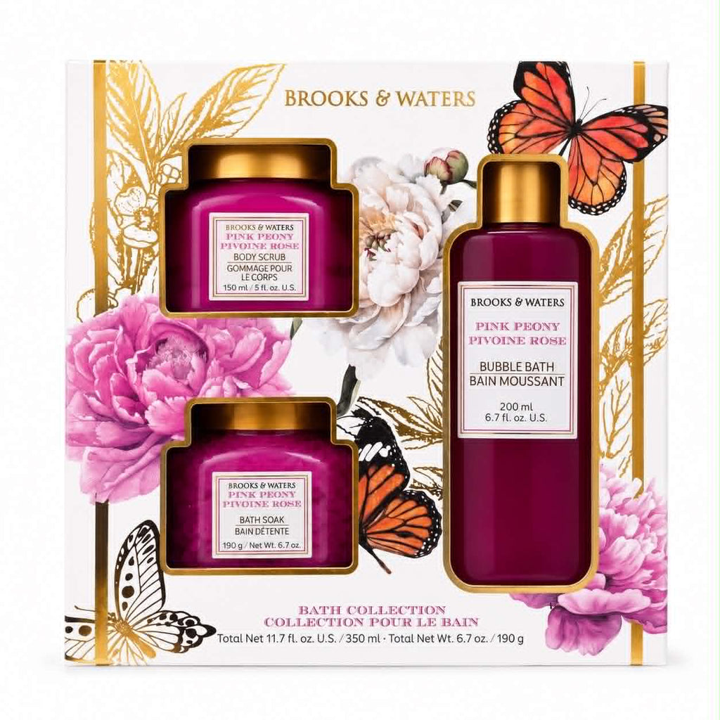 Coffret de bain – Pivoine rose