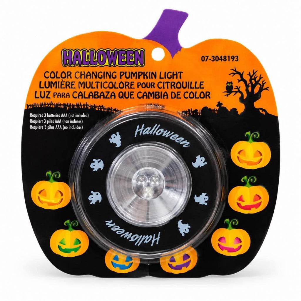 Lumière multicolore pour citrouille – Décoration Halloween